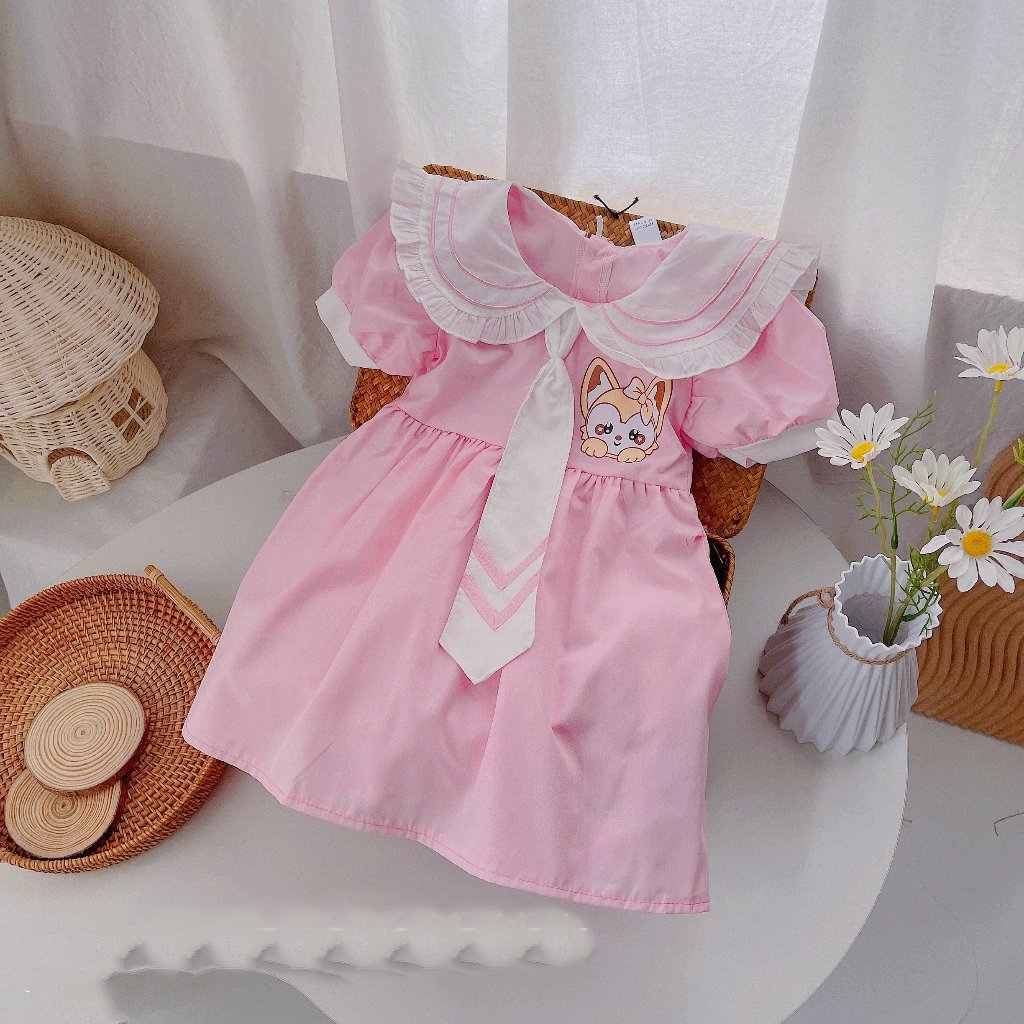 Váy bé gái kèm cà vạt 8-20kg