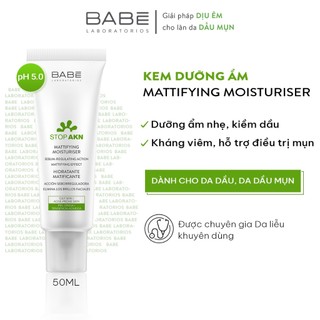 Kem Dưỡng Babe Mattifying Moisturiser 50ml