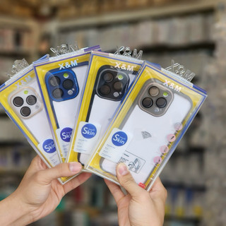 Ốp IP 15 pro max , 15 pro HIỆU X&M Touch Skin chống sốc vảo vệ loa và camera toàn diện cho Ip14/14 plus/14pro/14pro max