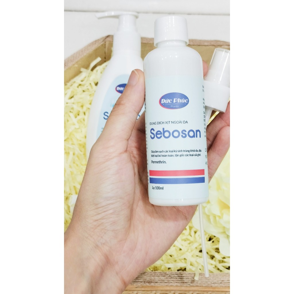 Sebosan Làm Sạch Các Loại Kí Sinh Trùng, Chấy Ghẻ