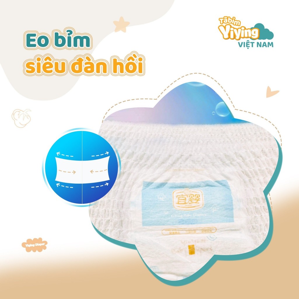 Bỉm Yiying Bông/ Baby/ Galaxy Dán/Quần NB26/XXl40/L52/M60/XL44/XXXl36/L52/S72 - Childs_day.