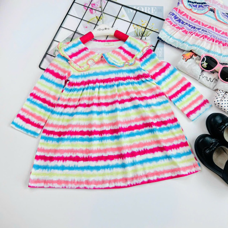 Đầm VNXK bé gái 8-22kg dài tay