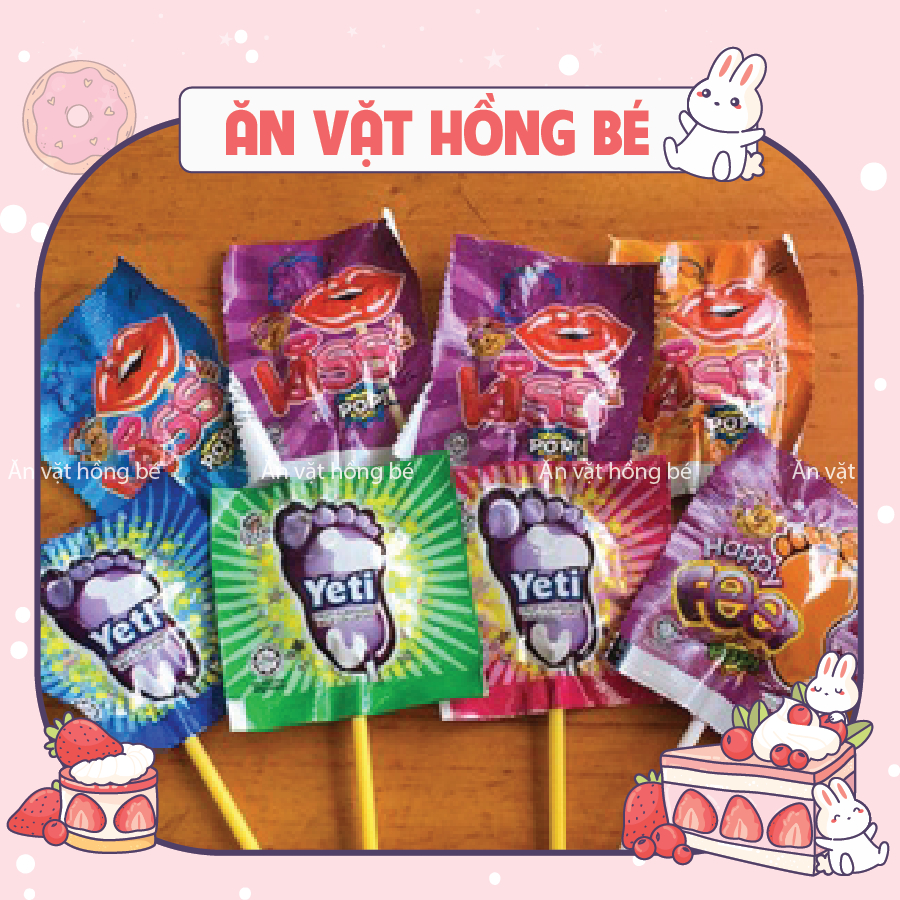 Kẹo mút trái cây bàn chân