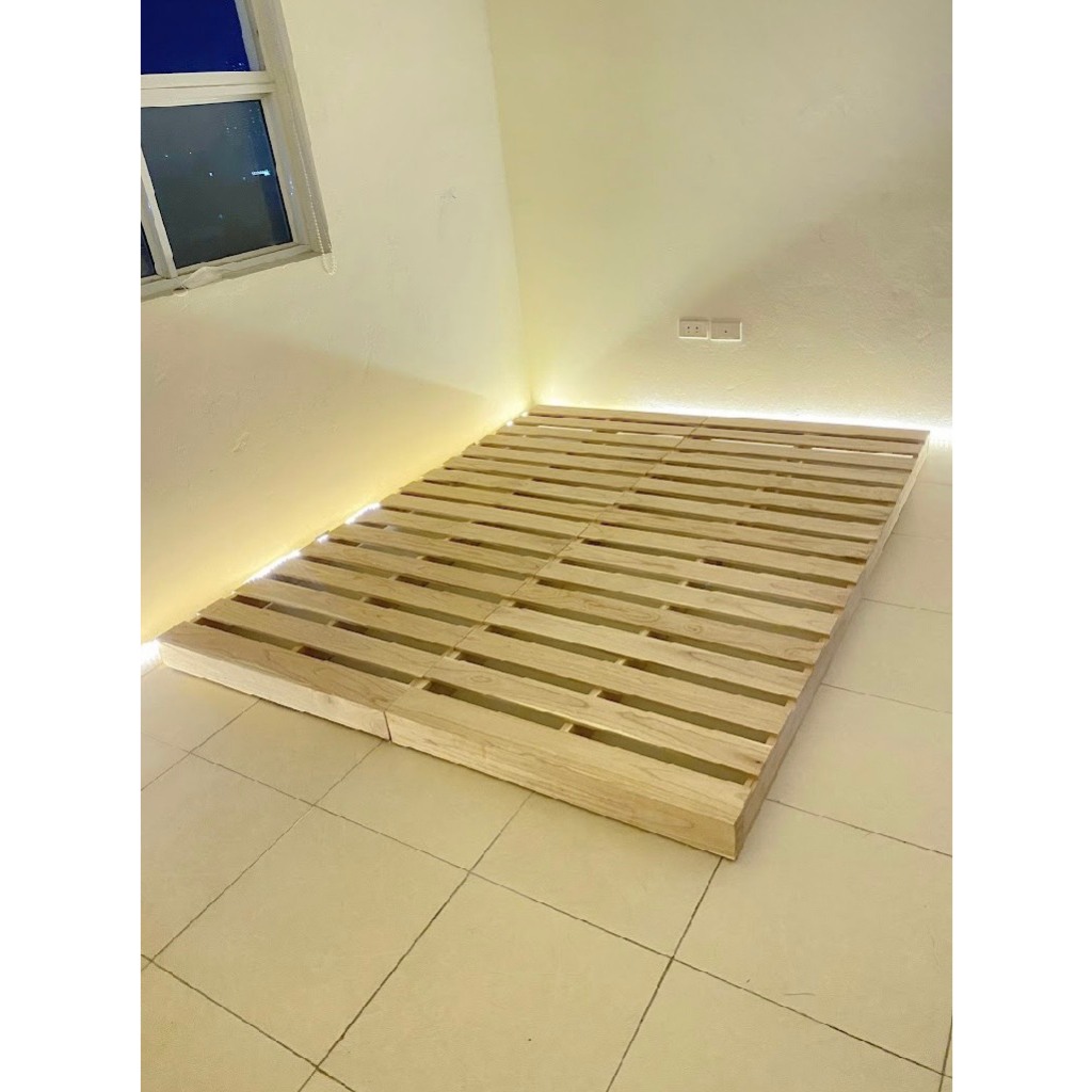 Giường Pallet Gỗ Tự Nhiên, Không Mắt Đen, Không Lỗ Đinh( Hỗ trợ VC 50K: 0397739102)