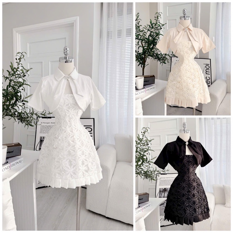 Đầm midi dáng dài đầm rớt vai cut out lưng bo chun mặc tôn dáng thiết kế xinh xắn  tông màu nổi bật phong cách cá tính