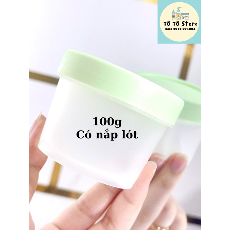 Hủ nhựa màu pastel đựng mỹ phẩm, lotion, kem body hàng QC cao cấp