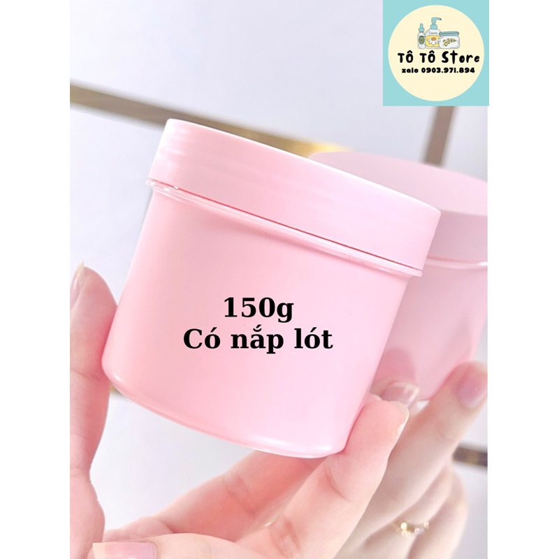 Hủ nhựa màu pastel đựng mỹ phẩm, lotion, kem body hàng QC cao cấp