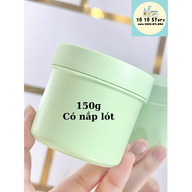 Hủ nhựa màu pastel đựng mỹ phẩm, lotion, kem body hàng QC cao cấp