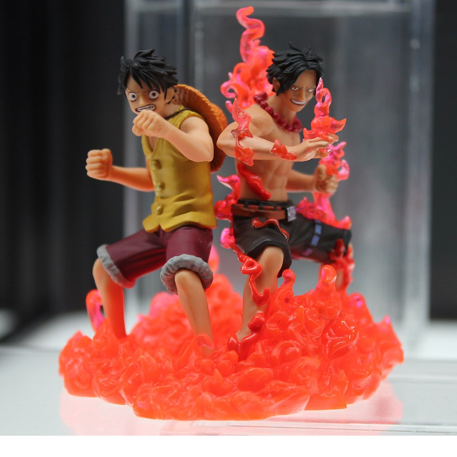 Mô hình chính hãng One Piece - Luffy và Ace - Log Box - Marineford Part One