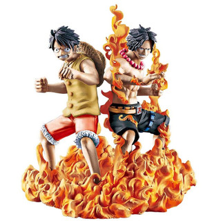 Mô hình chính hãng One Piece - Luffy và Ace - LogBox - Marineford Part One