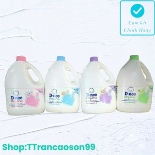 (Mẫu mới)Nước giặt xả Quần áo em Bé Dnee 2800ml Thái lan
