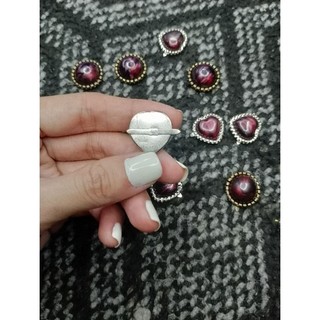 Cài áo mắt mèo ( sét 10 cái) có chấu cài 2cm