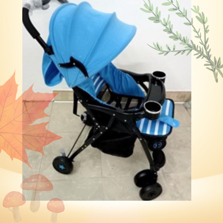 Xe đẩy cho bé sơ sinh, xe cho  e bé gấp gọn 3 tư thế cho bé