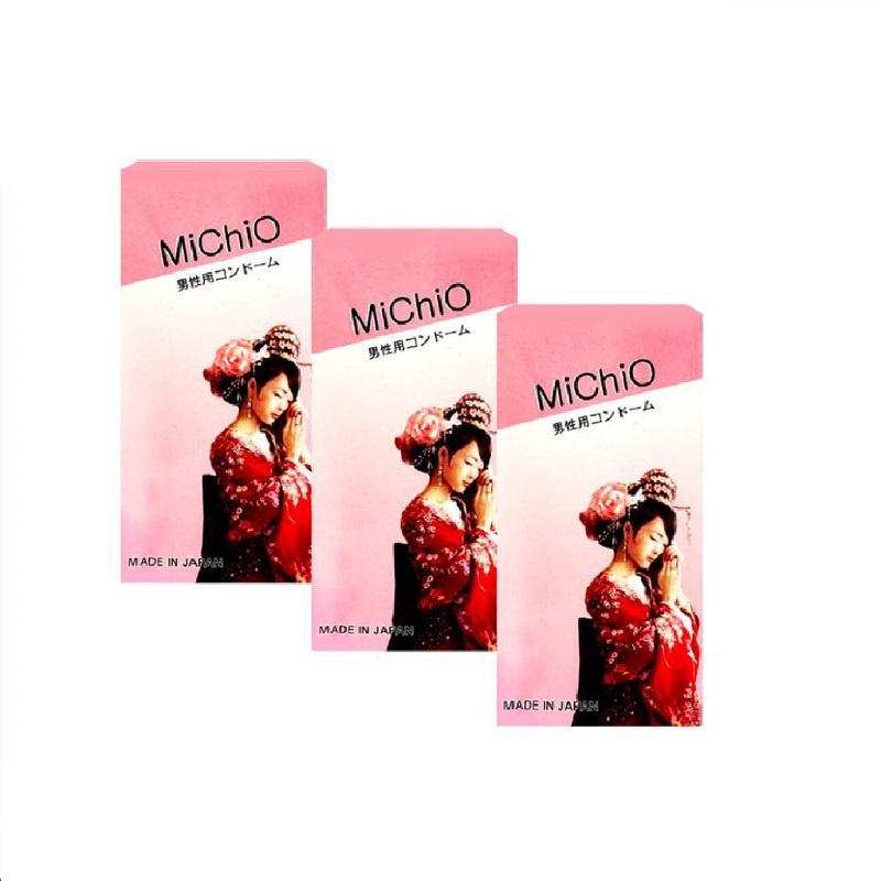 [ COMBO 2 HỘP ] Bao Cao Su MICHIO Nhật Bản Hương Chuối Gân Gai Li Ti