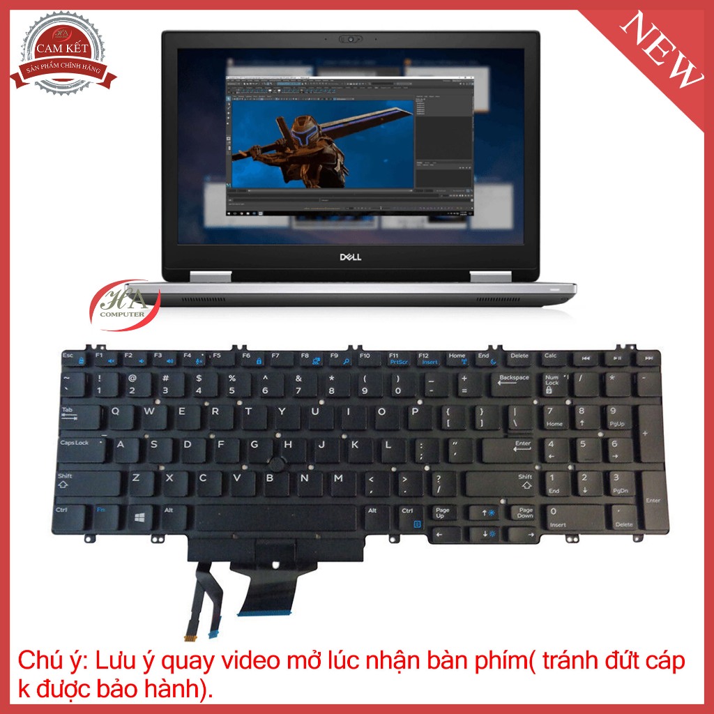 Bàn Phím Dell Precision 7540