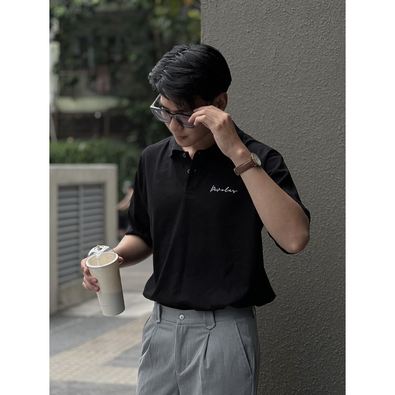 Áo Polo Local Brand Unisex Devotus Premium 100% Cotton form Oversize Fullbox - thêu logo
