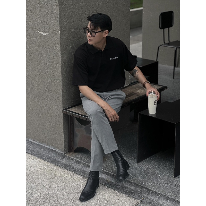 Áo Polo Local Brand Unisex Devotus Premium 100% Cotton form Oversize Fullbox - thêu logo