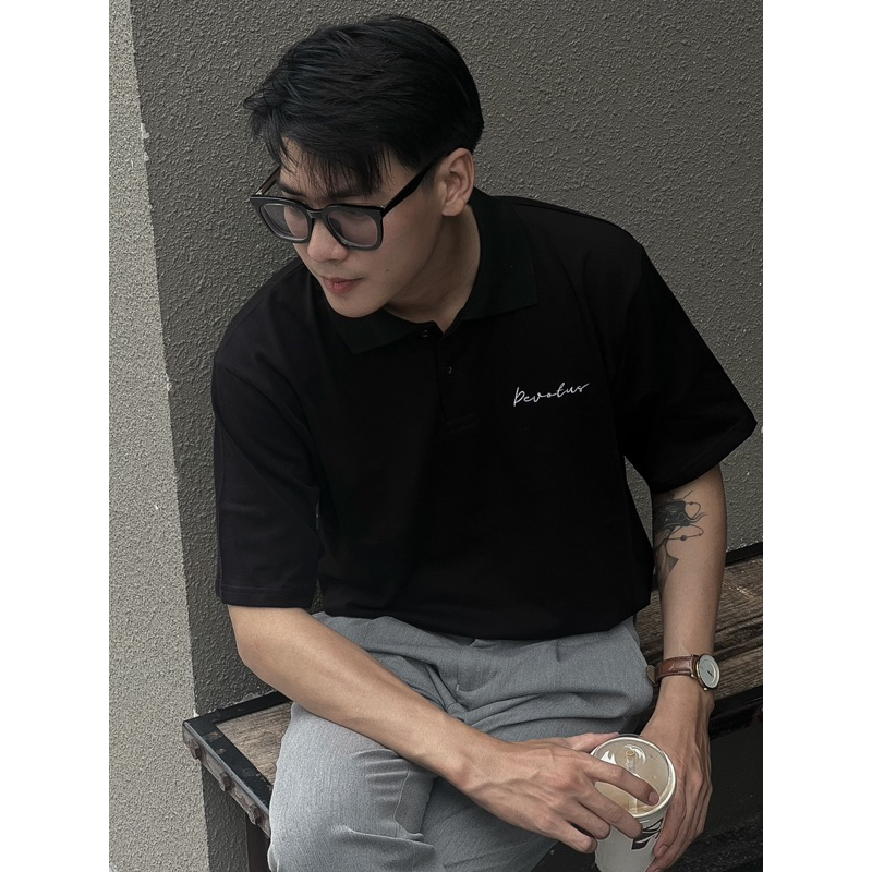 Áo Polo Local Brand Unisex Devotus Premium 100% Cotton form Oversize Fullbox - thêu logo