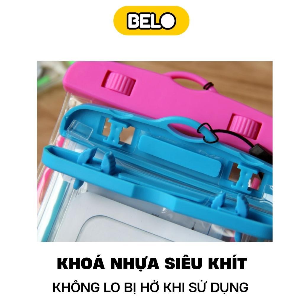 Túi chống nước điện thoại trơn và dây đeo siêu tiện lợi cho các chuyến du lịch biển, đi bơi - Belo