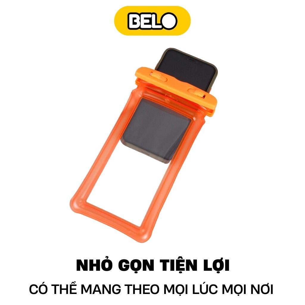 Túi chống nước điện thoại trơn và dây đeo siêu tiện lợi cho các chuyến du lịch biển, đi bơi - Belo