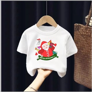 Áo thun cho bé,in hình ông già noel siêu đẹp