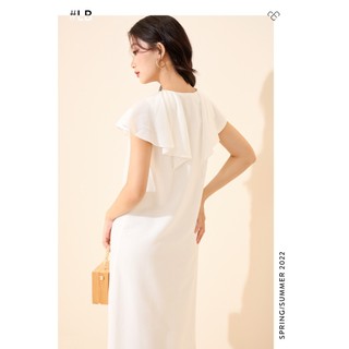 Đầm suông phối bèo cách điệu - Everluxe
