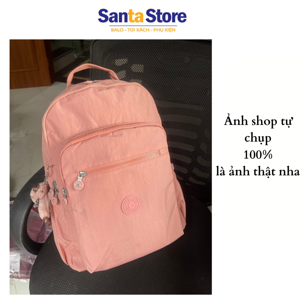 Balo nữ thời trang Kipling KL5117 SANTA STORE vải đẹp chống nước cao cấp phong cách Ulzzang Hàn Quốc