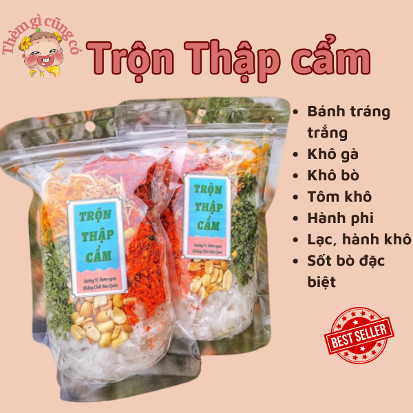 Bánh Tráng Trộn thập cẩm