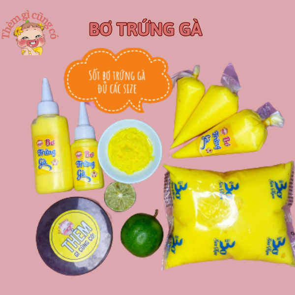 Bơ Trứng gà Lọ- Túi đủ size từ 50ml-200ml ăn cùng bánh tráng - Thèm gì cũng có