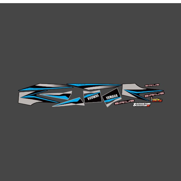 TEM RỜI ZIN 2023 V2 DÁN XE SIRIUS