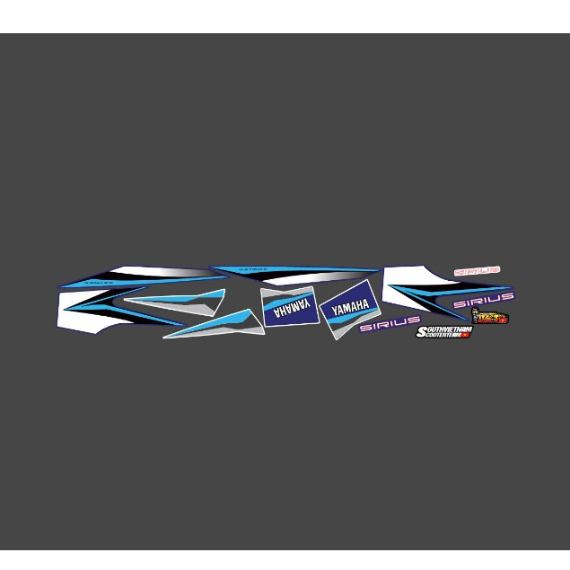 TEM RỜI ZIN 2023 V2 DÁN XE SIRIUS