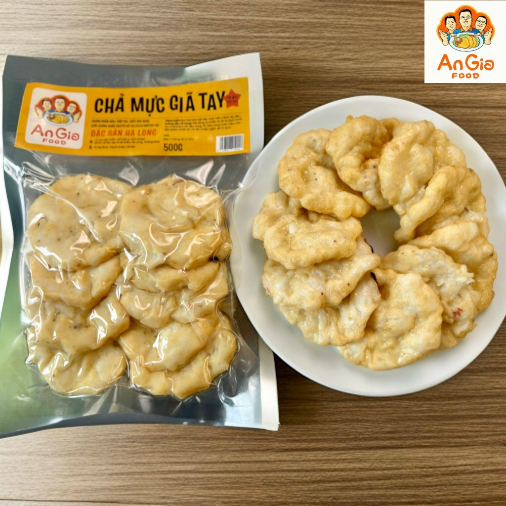 Túi 500g Chả mực giã tay Đặc biệt - Đặc sản Hạ Long - An Gia Food [HỎA TỐC - HÀ NỘI]