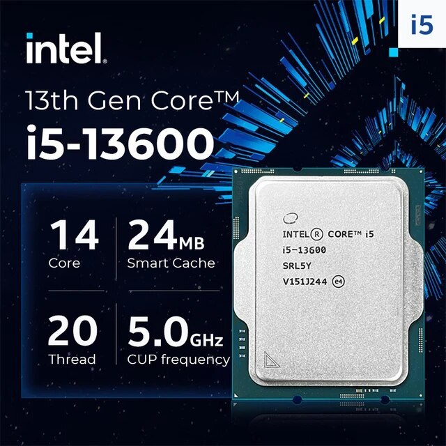 CPU INTEL CORE I5 13400, 13500 , 13600 Chính Hãng bảo hành 36th