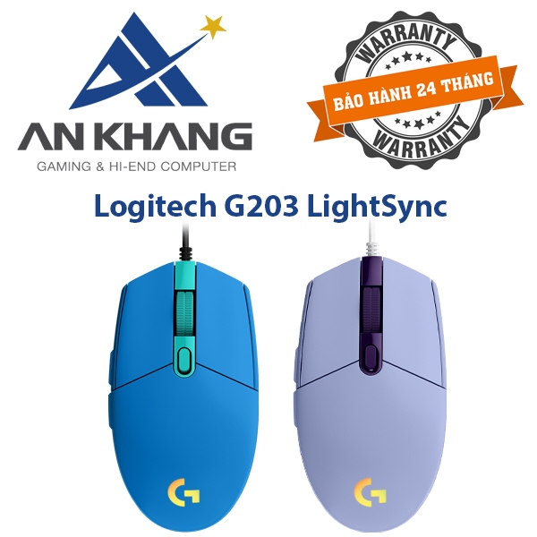 Chuột Gaming Logitech G203 - Hàng Chính Hãng