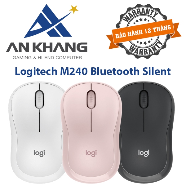 Chuột Logitech M240 Silent - Hàng Chính Hãng