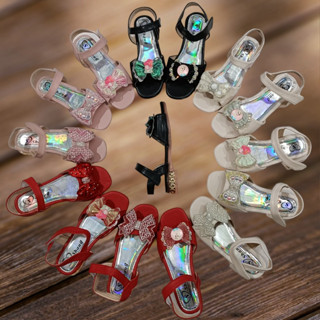 [XẢ KHO] Dép quai hậu cho bé, dép sandal nơ ngọc xinh xắn cho bé 3-10 tuổi DSD05