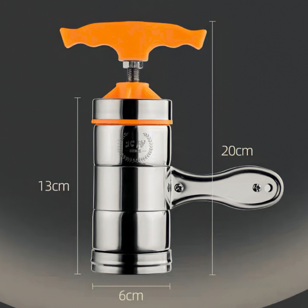 Khuôn Máy Ép Làm Bún Tươi, Mỳ Sợi, Mì Nui, Làm Bánh Canh Tại Nhà 5 Đầu Cắt Inox Đa Năng Cao Cấp, Tiện Ích Cho Gia Đình