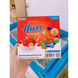 SỮA CHUA HOFF ĐỦ VỊ CHO BÉ 6+ TRỞ LÊN