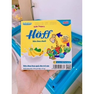 SỮA CHUA HOFF ĐỦ VỊ CHO BÉ 6+ TRỞ LÊN