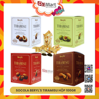 SOCOLA TIRAMISU HẠNH NHÂN BERYL'S 65g/100g/200g
