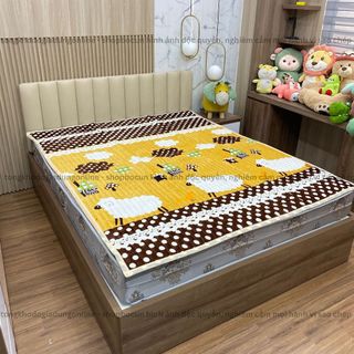 Thảm Lông Cừu Trải Giường thảm nỉ trải sàn Họa Tiết hàng bông dày