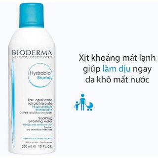 Xịt khoáng Bio Hydrabio Brume 300ml [Nika Cosmetics]