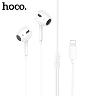 Tai nghe nhét tai Hoco M111 Max dây chân ligh-ninh có micro nút điều khiển âm lượng