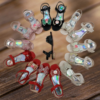 [XẢ KHO] Dép quai hậu cho bé, dép sandal nơ ngọc xinh xắn cho bé 3-10 tuổi DSD05