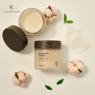 Toner Diếp Cá Dạng Bông Cấp Nước, Làm Dịu Mụn & Nhạy Cảm All Natural Houttuynia Cordata Cotton Toner Pad 60 miếng/110ml