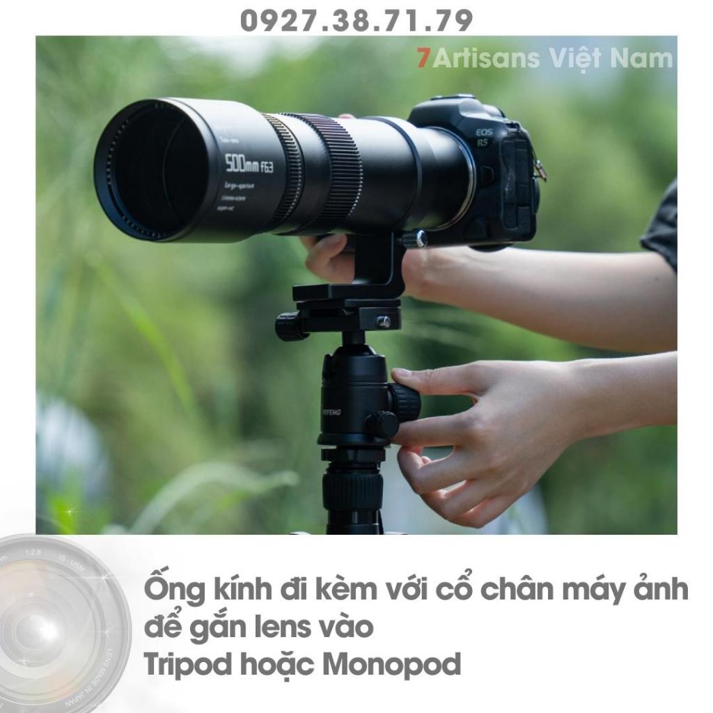 Ống kính siêu Tele TTArtisan 500mm F6.3 Full-Frame cho Sony E/FE, Nikon Z, Canon RF và Leica L