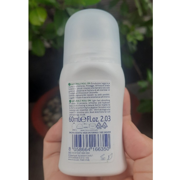 Lăn đa năng xua muỗi Chicco 60ml