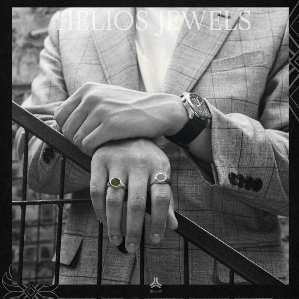 Nhẫn Bạc S925 Elegant Tiger Stone Ring Helios Silver Original