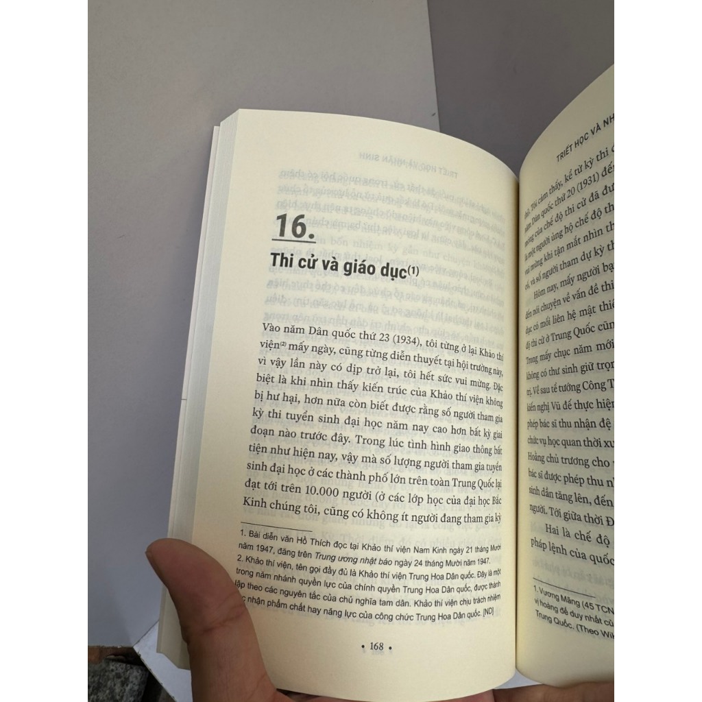 Sách – Triết Học Và Nhân Sinh – Hồ Thích – Nhã Nam