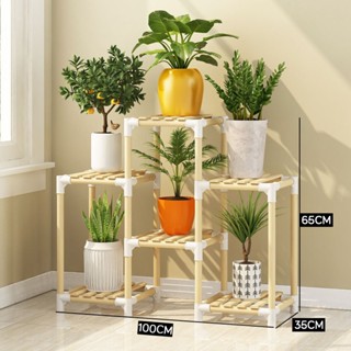 Kệ để đồ đa năng GỖ VUÔNG, kệ sách 4 tầng bằng gỗ đầu giường decor phòng ngủ - HOÀN TIỀN 100%